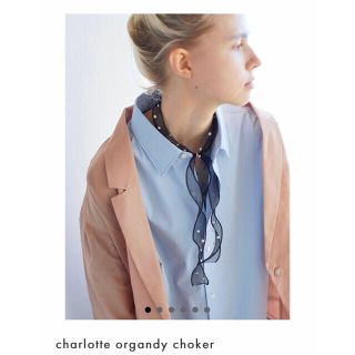 room パールチョーカー　charlotte organdy choker(ネックレス)