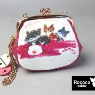 ロココ(ROCOCO)の送料無料☆新品☆ロココギャビー☆がま口財布 コインケース☆赤(財布)