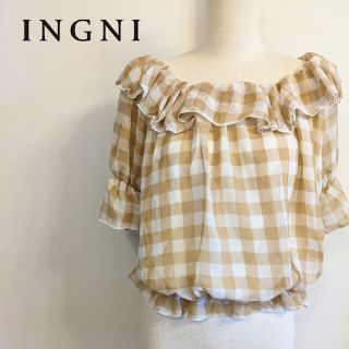 イング(INGNI)の♡INGNI♡チェック柄 2way ブラウス(シャツ/ブラウス(半袖/袖なし))