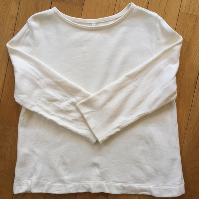 MUJI (無印良品)(ムジルシリョウヒン)の無印良品　オーガニックコットン100% ミニ裏毛七分袖 カットソー レディースのトップス(Tシャツ(長袖/七分))の商品写真