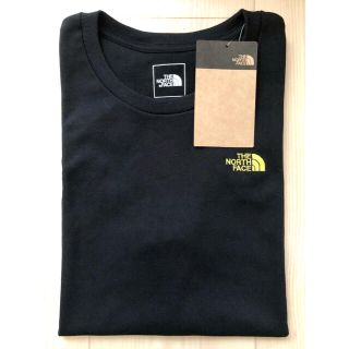 ザノースフェイス(THE NORTH FACE)の新品 ノースフェイス Tシャツ 半袖 ハーフドームロゴT 黒・ブラック×黄 刺繍(Tシャツ(半袖/袖なし))