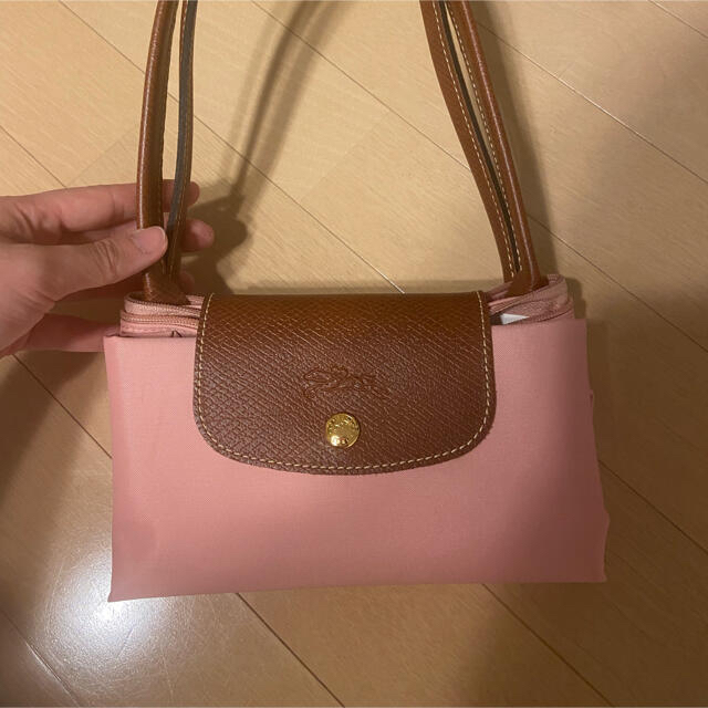 LONGCHAMP(ロンシャン)のロンシャン　プリアージュ　ピンク レディースのバッグ(ハンドバッグ)の商品写真