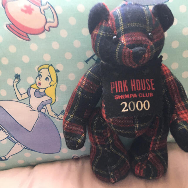 PINK HOUSE(ピンクハウス)のセール^_^ピンクハウス　チェックぬいぐるみ ハンドメイドのファッション小物(その他)の商品写真