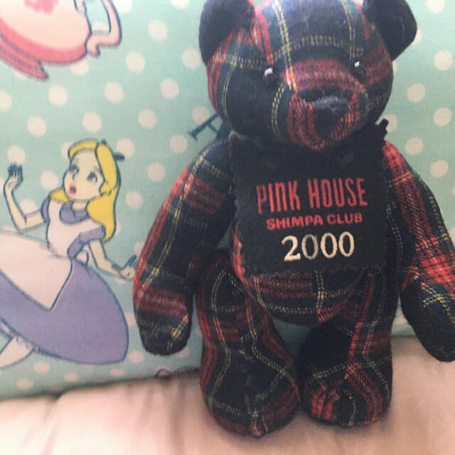 PINK HOUSE(ピンクハウス)のセール^_^ピンクハウス　チェックぬいぐるみ ハンドメイドのファッション小物(その他)の商品写真