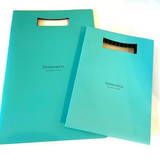 ティファニー(Tiffany & Co.)のティファニーショッパー２枚セット(ショップ袋)