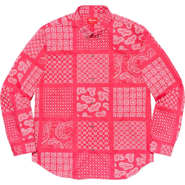 Supreme(シュプリーム)のSupreme Paisley Grid Shirt Magenta メンズのトップス(シャツ)の商品写真