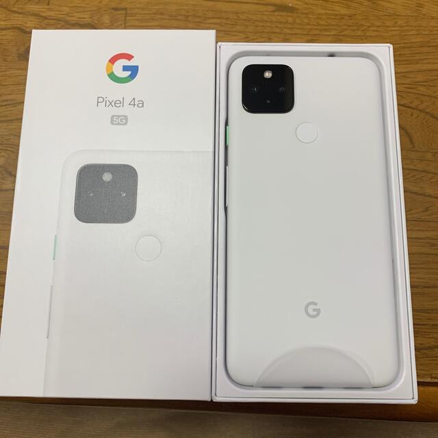 Google Pixel(グーグルピクセル)のGoogle pixel 4a  5G SIMフリー　新品未使用　素人 スマホ/家電/カメラのスマートフォン/携帯電話(スマートフォン本体)の商品写真