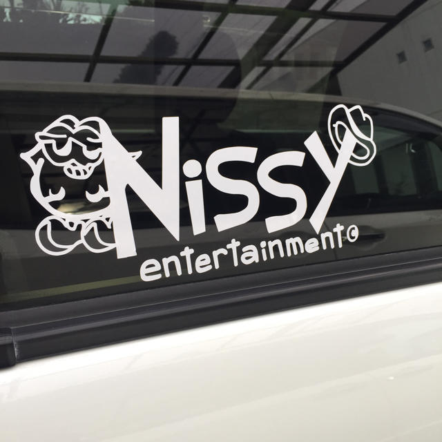 Nissy Entertainmentステッカー横25 の通販 By ラクマ