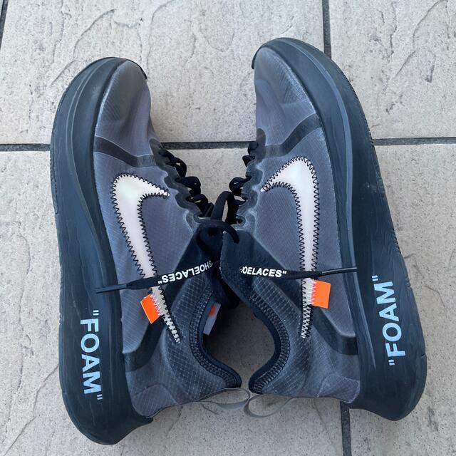 NIKE(ナイキ)のOFF-WHITE × NIKE ZOOM FLY BLACK メンズの靴/シューズ(スニーカー)の商品写真