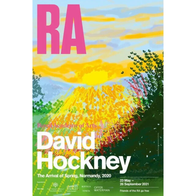 David Hockney ポスター デイビッドホックニ (ラージ)