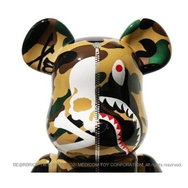 MEDICOM TOY(メディコムトイ)のMASTERMIND VS BAPE(R) BE@RBRICK 1000%  エンタメ/ホビーのおもちゃ/ぬいぐるみ(その他)の商品写真