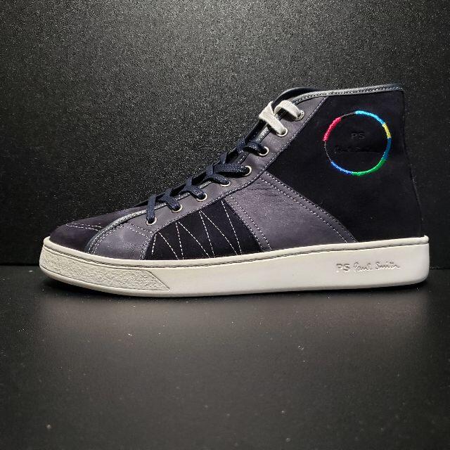 Paul Smith(ポールスミス)のポールスミス（PS Paul smith） ハイカットスニーカー ネイビー 42 メンズの靴/シューズ(スニーカー)の商品写真