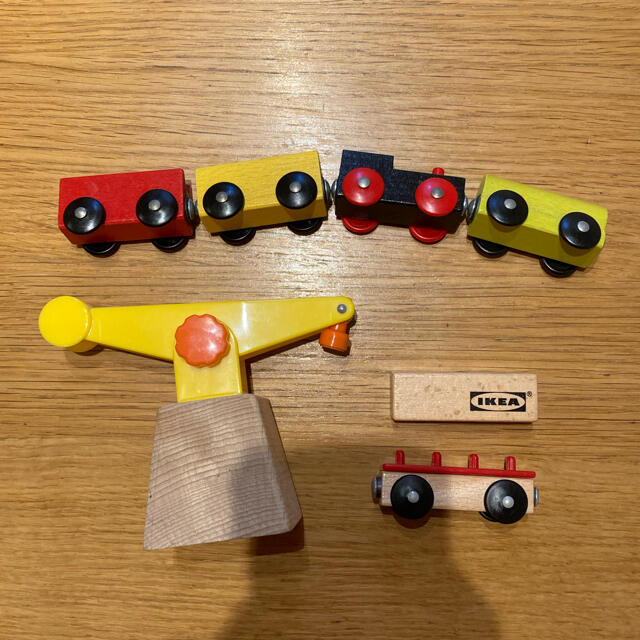IKEA(イケア)の列車セット キッズ/ベビー/マタニティのおもちゃ(知育玩具)の商品写真