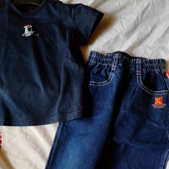 baby Dior(ベビーディオール)のbaby Dior Tシャツ 紺色 キッズ/ベビー/マタニティのキッズ服女の子用(90cm~)(Tシャツ/カットソー)の商品写真