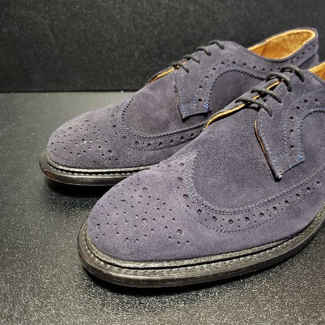 Trickers - トリッカーズ(Tricker's)Richmond スエードWチップ 青 8