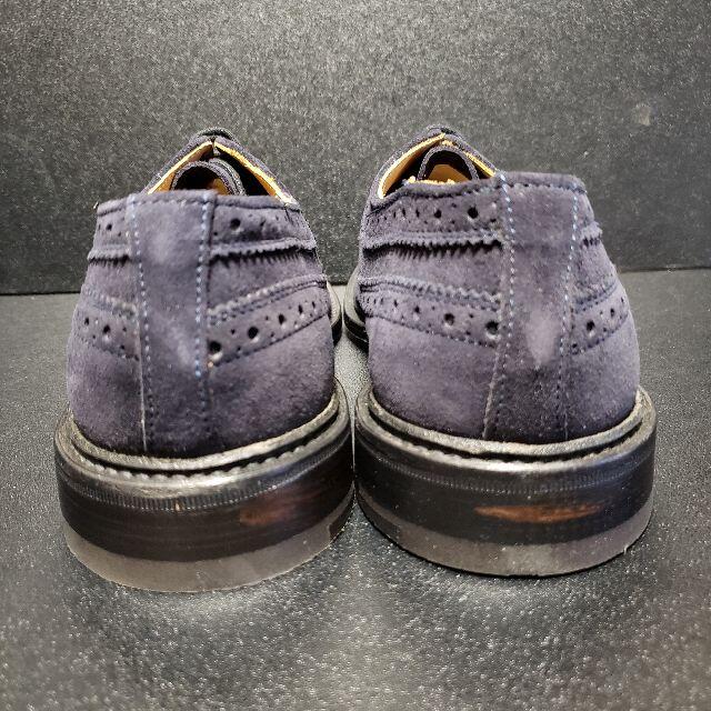 Trickers - トリッカーズ（Tricker's）Richmond スエードWチップ 青 8