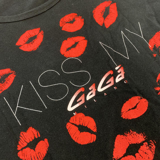 GaGa MILANO(ガガミラノ)のGa Ga MILANO  ガガ ミラノ  Tシャツ KISS MY  Tシャツ レディースのトップス(Tシャツ(半袖/袖なし))の商品写真