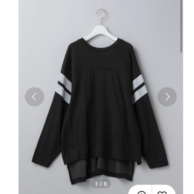 BEAUTY&YOUTH UNITED ARROWS(ビューティアンドユースユナイテッドアローズ)の6(ROKU) FOOTBALL LONG SLEEVE T-SHIRT レディースのトップス(カットソー(長袖/七分))の商品写真