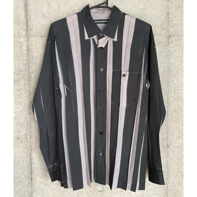 ISSEY MIYAKE MEN プリーツ加工染め長袖シャツ | フリマアプリ ラクマ
