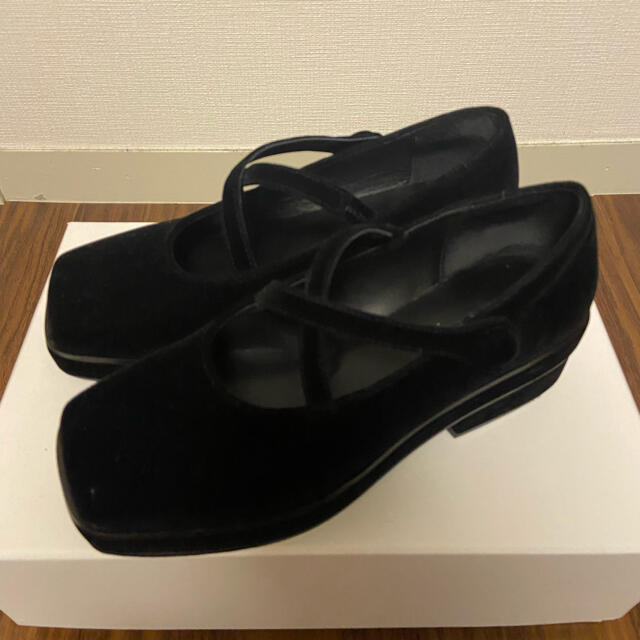 ENFOLD スクエアメリージェーン/フラットシューズ エンフォルド 直販オンラインストア エンフォルド shoes ローファー/革靴