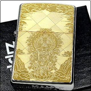 ジッポー(ZIPPO)の『送料無料』新品 ZIPPO◇聖観世音菩薩◇ゴールドプレート◇ジッポ(タバコグッズ)