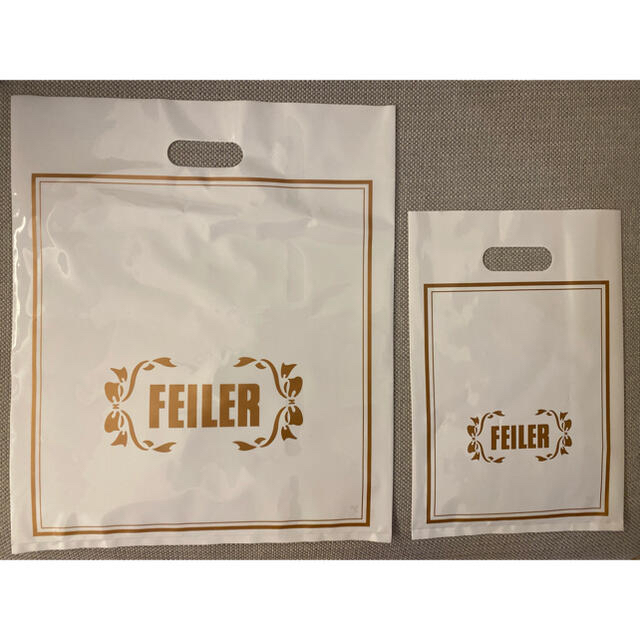 FEILER(フェイラー)の【非売品】フェイラー❁ハイジ❁カップホルダー&ショップ袋 レディースのファッション小物(ハンカチ)の商品写真