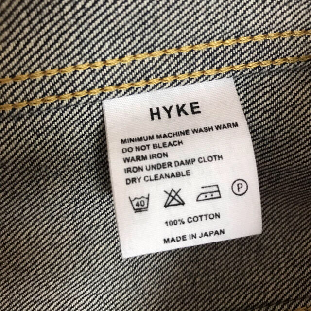 【試着のみ】HYKE デニムジャケット Gジャン　サイズ2