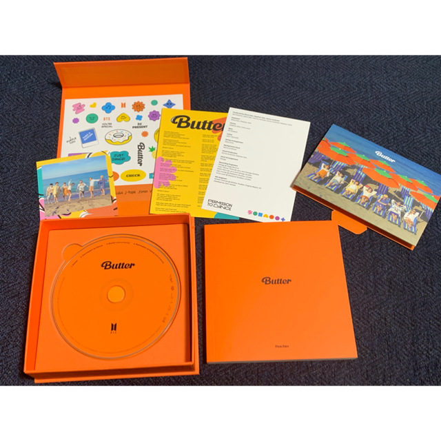 防弾少年団(BTS)(ボウダンショウネンダン)のBTS Butter CD Peach エンタメ/ホビーのCD(K-POP/アジア)の商品写真