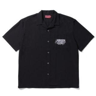 ワコマリア(WACKO MARIA)のCLASSIC LOGO S/S OPEN COLLAR SHIRT(シャツ)