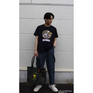 コーチ　スヌーピーコラボTシャツ　L 日本サイズ