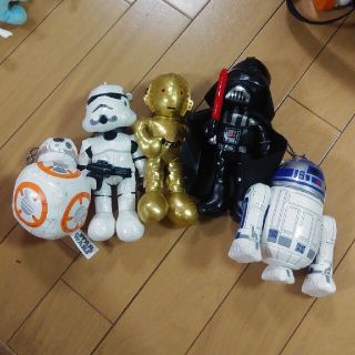 ディズニー(Disney)のSTARWARS　ぬいぐるみ　バッジ　5体セット(キャラクターグッズ)