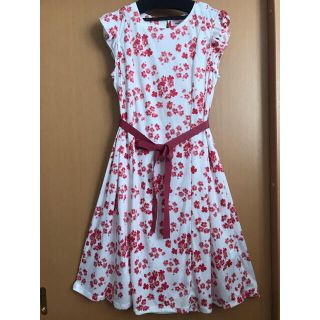 ギャラリービスコンティ(GALLERY VISCONTI)の2点ご専用❤️ギャラリービスコンティ  ピンク系フラワーワンピース　サイズ3❤️(ひざ丈ワンピース)