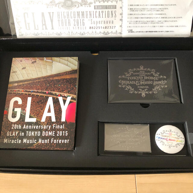 GLAY Blu-ray プレミアム ボックス 東京ドーム 20周年  エンタメ/ホビーのタレントグッズ(ミュージシャン)の商品写真