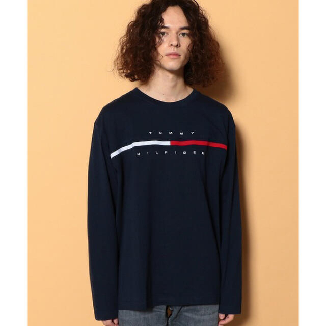 TOMMY HILFIGER(トミーヒルフィガー)のTOMMY HILFIGER(トミーヒルフィガー)ロゴ ロングTシャツ メンズのトップス(Tシャツ/カットソー(七分/長袖))の商品写真