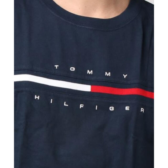 TOMMY HILFIGER(トミーヒルフィガー)のTOMMY HILFIGER(トミーヒルフィガー)ロゴ ロングTシャツ メンズのトップス(Tシャツ/カットソー(七分/長袖))の商品写真