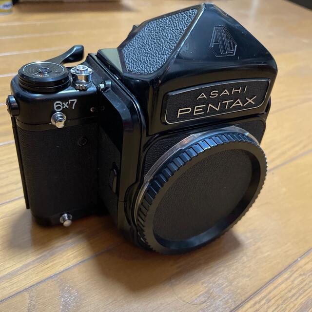 アサヒ(アサヒ)のハタケニ様専用レトロカメラ祭⑥ASAHI PENTAX 6x7 スマホ/家電/カメラのカメラ(フィルムカメラ)の商品写真