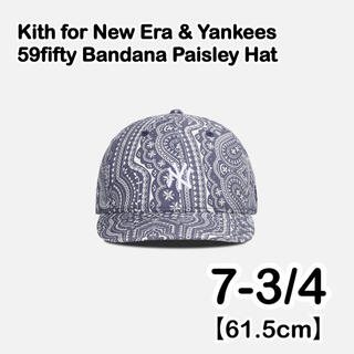 Kith New Era & Yankees 59fifty バンダナペイズリー - キャップ