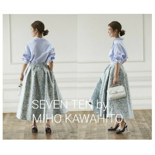 SEVEN TEN by MIHO KAWAHITO SVT刺繍オックスシャツ