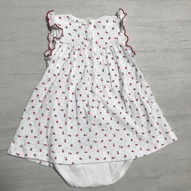 PETIT BATEAU(プチバトー)のyooooo様専用ページPETIT BATEAU ワンピース　ロンパース キッズ/ベビー/マタニティのベビー服(~85cm)(ワンピース)の商品写真