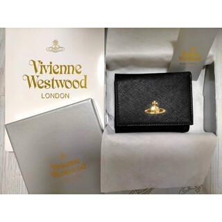 ヴィヴィアンウエストウッド(Vivienne Westwood)のヴィヴィアンウエストウッド　三つ折り財布　黒(財布)