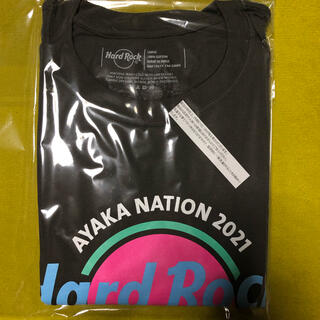 モモイロクローバーゼット(ももいろクローバーZ)のayaka nation 2021 ハードロックカフェ　tシャツ 新品未開封(Tシャツ/カットソー(半袖/袖なし))