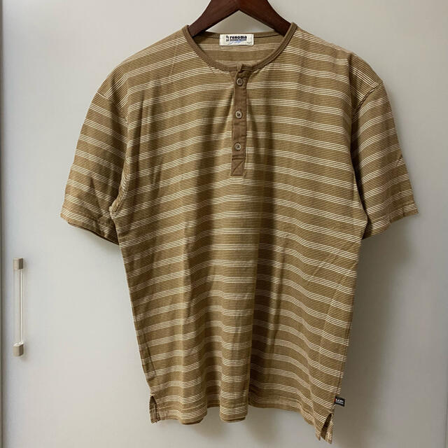 U.P renoma(ユーピーレノマ)のU.P renoma レノマ Lサイズ 茶色 Tシャツ ブラウン 半袖 綿100 メンズのトップス(Tシャツ/カットソー(半袖/袖なし))の商品写真
