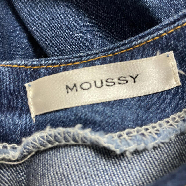 moussy(マウジー)のMOUSSY デニムワンピース レディースのワンピース(ロングワンピース/マキシワンピース)の商品写真