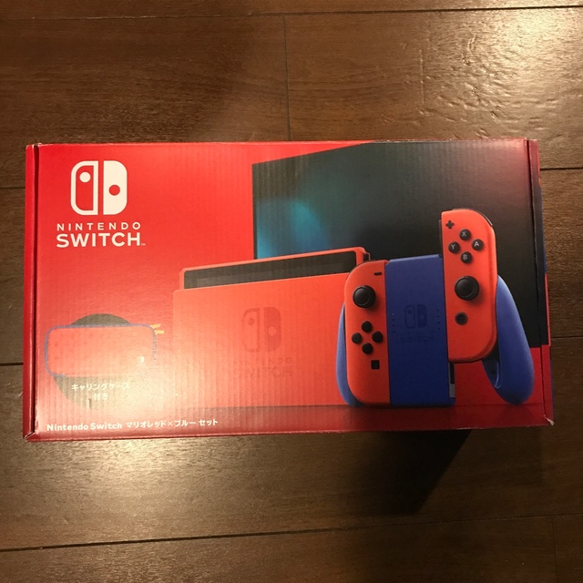 【美品】Nintendo Switch マリオ レッド×ブルー セット