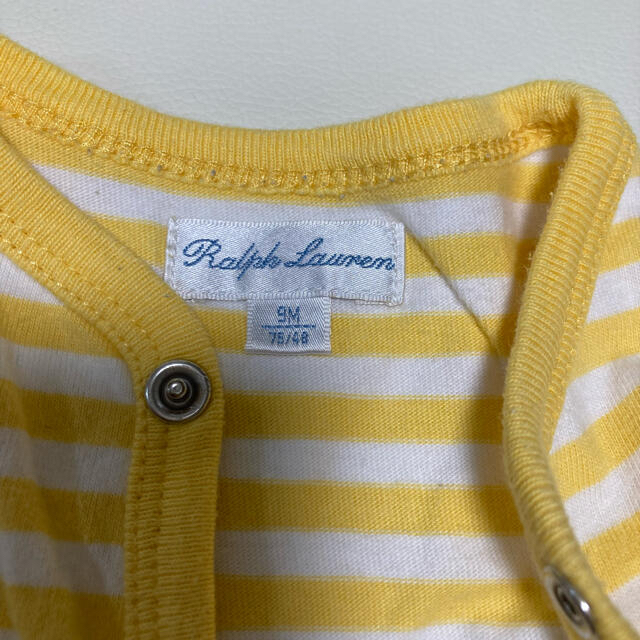 POLO RALPH LAUREN(ポロラルフローレン)のラルフローレン　ベビー　ロンパース　9M キッズ/ベビー/マタニティのベビー服(~85cm)(ロンパース)の商品写真