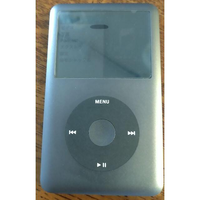 Apple(アップル)のiPod classic 120 GB BLACK スマホ/家電/カメラのオーディオ機器(ポータブルプレーヤー)の商品写真