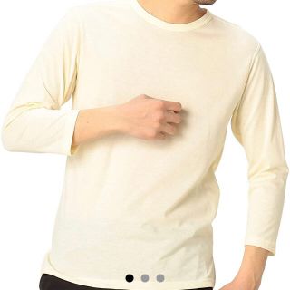 ユナイテッドアローズグリーンレーベルリラクシング(UNITED ARROWS green label relaxing)の8分袖 カットソー ブラック green rabel relaxing(Tシャツ/カットソー(七分/長袖))