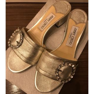 ジミーチュウ(JIMMY CHOO)のJIMMY CHOO ジミーチュウ　ジミーチュー　サンダル　ミュール(サンダル)