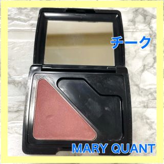 マリークワント(MARY QUANT)のMARY QUANT マリークワント　チーク　パレット付き　ピンク　ラメ(チーク)