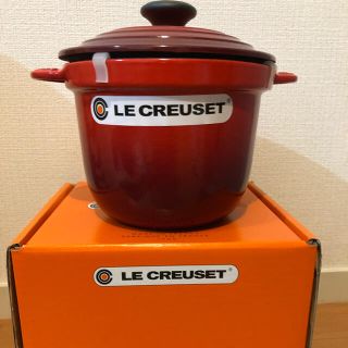 ルクルーゼ(LE CREUSET)の★アウトレット品★ ル・クルーゼ ココットエブリィ18  チェリーレッド(鍋/フライパン)